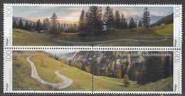 2021 Liechtenstein Landscapes SILVER Complete Block Of 4  MNH @ BELOW FACE VALUE - Nuovi