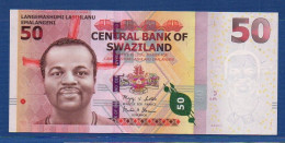 SWAZILAND - P.38 – 50 Emalangeni 2010 UNC, S/n AA0020344 - Swasiland