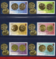 Ref. JE-V2011-7 JERSEY 2011 - BURIED TREASURESET MINT MNH, ARCHAEOLOGY 6V - Archéologie