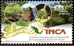 Ref. MX-2839 MEXICO 2013 - INCA, 40TH ANNIV., FARM,MNH, AGRICULTURE 1V Sc# 2839 - Agriculture