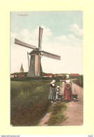 Domburg Klederdracht Bij Molen RY29311 - Domburg