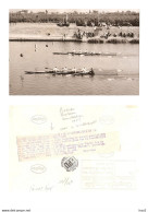Persfoto Sport Roeien Bosbaan 1953 KE1833 - Rowing
