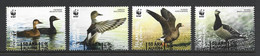 Iceland 2010 WWF Bird  Duck Set Of 4 FU - Used Stamps