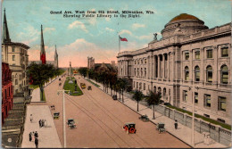 Wisconsin Milwaukee Grand Avenue West From 8th Street 1910 - Milwaukee