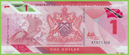 Voyo TRINIDAD & TOBAGO 1 Dollar 2020 P60 B236a AT UNC Polimer - Trinidad & Tobago