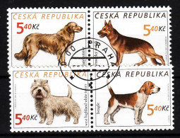 Tsjechie Mi 295,298 Honden Gestempeld - Used Stamps