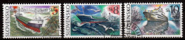 Slowakije Mi 213,215 Schepen Gestempeld - Used Stamps