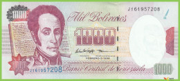 Voyo VENEZUELA 1000 Bolivares 1998 P76c B344b J UNC  Declaration Of Independence - Venezuela