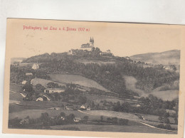 D3580) PÖSTLINGBERG Bei LINZ A. D. Donau - Häuser An Der Straße Auf Den Berg ALT 1913 - Linz Pöstlingberg