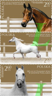 2017.07.31. 200 Years Old Horse Stud In Janow Podlaski - MNH 3v (ZA) - Unused Stamps