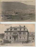 ROUGEMONT  LE  CHÂTEAU  ( 90 )   2  C P A   -VUE  PAORAMIQUE  & L' HÔTEL  DE  VILLE   ( 23 / 8 / 80 ) - Rougemont-le-Château