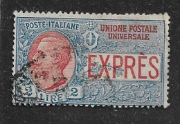 49101) ITALIA REGNO ESPRESSO DA  2 L. Effigie Di Vittorio Emanuele III Entro Un Ovale  USATO - Exprespost