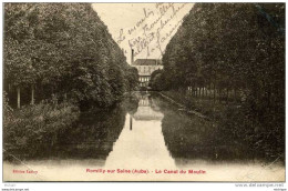 CPA 10  ROMILLY LE  CANAL DU MOULIN - Romilly-sur-Seine