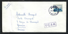 TURQUIE 1963: LSC De Ankara à Genève (Suisse) - Airmail