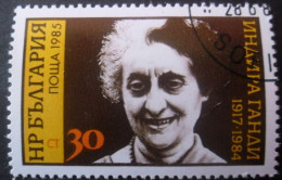 BULGARIE - Indira Ghandi (1917~1984) - Mahatma Gandhi