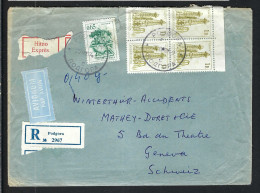 YOUGOSLAVIE P.A. 1967: LSC Rec. Par Exprès Pour Genève (GE, Suisse) - Luchtpost
