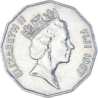 Monnaie, Fidji, 50 Cents, 1987 - Figi