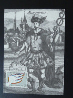 Carte Maximum Card Mercure Mercury Mythologie Mythology Luxembourg 1997 - Maximum Cards