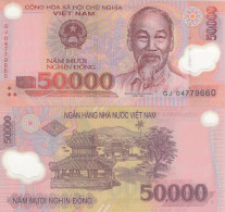 VIETNAM 50.000 50000 Dong 2004 UNC, P-121b  Polymer - Viêt-Nam