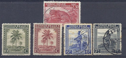 210038908  CONGO BELGA.  YVERT  Nº  249/250/261/264/265  USED/MH - Nuovi