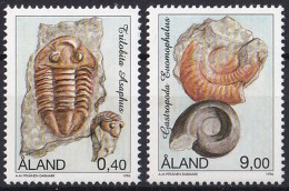 F-EX42787 ALAND MNH 1996 FOSSIL MARINE WILDLIFE TRILOBITES PALEONTOLOGY. - Fossils