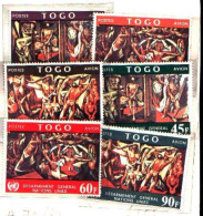49143) TOGO DIPARTIMENTO GENERALE NAZIONI UNITE  POSTA AEREA - A75/80- MNH** SERIE COMPLETA - Togo (1960-...)