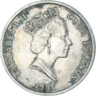 Monnaie, Îles Cook, 20 Cents, 1987 - Cookeilanden