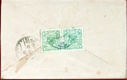 BRITISH INDIA HYDERABAD STATE 2 X 8p FRANKING On Hyderabad COVER, NICE CANC ON FRONT & BACK As Per Scan - Hyderabad