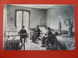 SAINT MAURICE  ASILE NATIONAL DES CONVALESCENTS  CHAMBRE DE CONVALECENCE A 3 LITS - Saint Maurice