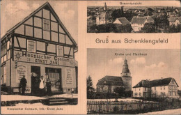 ! Alte Ansichtskarte Gruß Aus Schenklengsfeld, Hessen, Consum Geschäft - Otros & Sin Clasificación