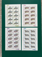 Hong Kong 1995 MNH Hong Kong Traditional Rural Buildings Sg 802/5 Sheetlets - Ongebruikt