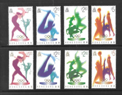 Hong Kong 1996 MNH Olympic Games, Atlanta Sg 822/5, MS 825 Sg 832/5 & MS 836 - Ongebruikt