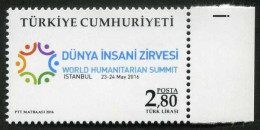 Türkiye 2016 Mi 4262 MNH World Humanitarian Summit, Emblem - Nuevos