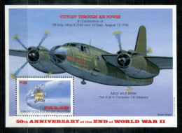 PALAU Block 39, Bl.39 Mnh - Flugzeug, Plane, Avion - PALAOS - Palau