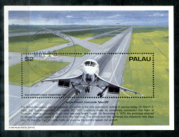 PALAU Block 36, Bl.36 Canc. - Flugzeug, Plane, Avion - PALAOS - Palau