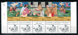 PALAU 501-505 Zusammendruck Vom Unterrand Mnh - Weihnachten, Christmas, Noël - PALAOS - Palau