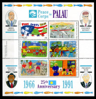PALAU Block 12, Bl.12 Mnh - Kinderzeichnungen, Children Drawings, Dessins D'enfants - PALAOS - Palau