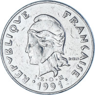 Monnaie, Nouvelle-Calédonie, 20 Francs, 1991 - Nouvelle-Calédonie