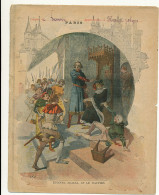 Couverture De Cahier - PARIS, Etienne Marcel Et Le Dauphin, Plan De Paris - Collection Godchaux - Protège-cahiers