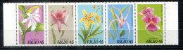 PALAU 361-365 Zusammendruck Mnh - Orchideen, Orchids, Orchidées - PALAOS - Palau