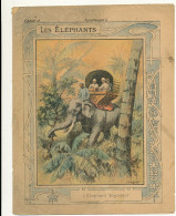 Couverture De Cahier - Les Eléphants, L'éléphant Voyageur - Collection Godchaux - Omslagen Van Boeken