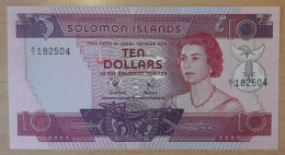 Solomon Islands 10 Dollars N.D. P7a UNC - Salomons