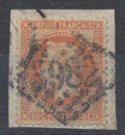 YT N°31 Orange GC 3982 Toulouse Cote YT 2023: 25€ (H190) - 1863-1870 Napoléon III Lauré