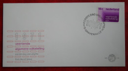 FDC E110 110 14e Volkstelling NVPH 984 1971 Without Address NEDERLAND NIEDERLANDE NETHERLANDS - FDC