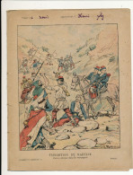 Couverture De Cahier - Expédition De Kabylie, Convoi Attaqué - Collection Godchaux - Schutzumschläge