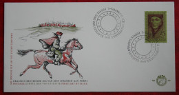 FDC E99 99 Erasmus Pferd Horse Paard NVPH 931 1969 Without Address NEDERLAND NIEDERLANDE NETHERLANDS - FDC