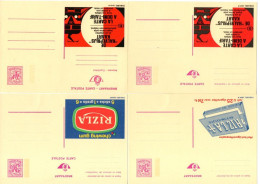 BELGIQUE - 4 ENTIERS POSTAUX PUBLICITAIRES NEUFS - ANNEE 1973 - Stamped Stationery