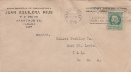 Havana Cuba 1936 Cover Mailed - Briefe U. Dokumente