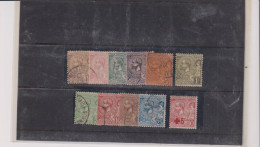 MONACO  - LOT TP N° 14/18-20-22/25-OB- B à TB-  N°26 X-TB-  1891 - Altri & Non Classificati