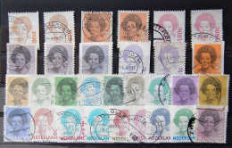 Pays-bas Nederland  -  Small Batch Of 30 Differents "beatrix" Stamps Used - Autres & Non Classés